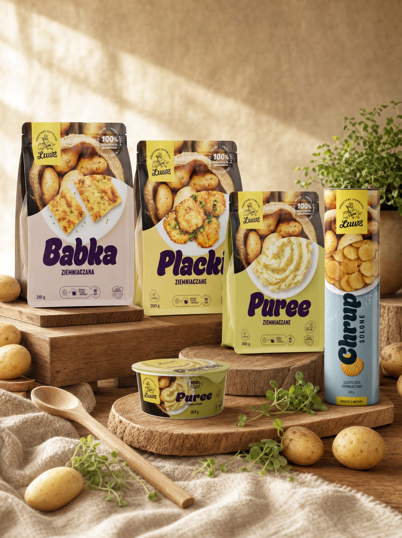 Paczki LUUZ — Babka i Placki ziemniaczane